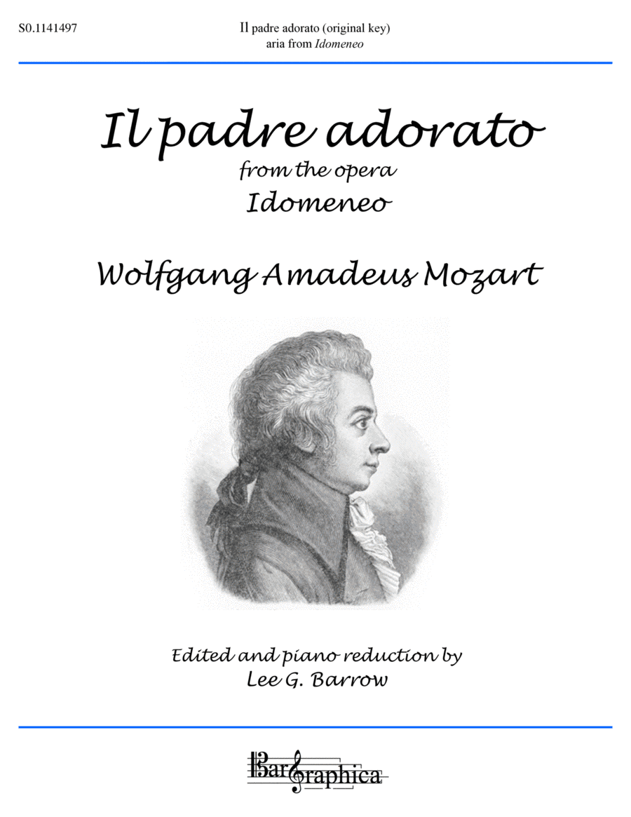 Il padre adorato (arr. (Editor) Lee G. Barrow)