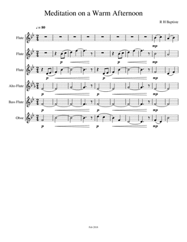 Meditation on a Warm Afternoon