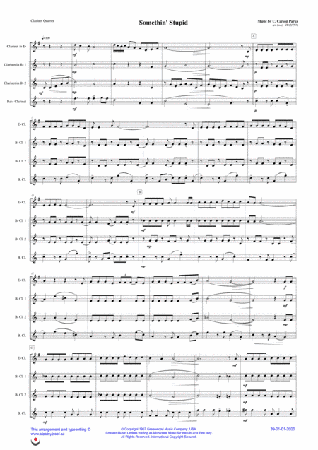 Somethin' Stupid (arr. Josef STASTNY)