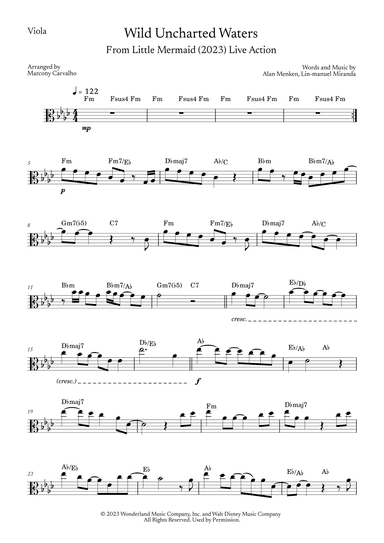 Wild Uncharted Waters (arr. Marcony Carvalho)