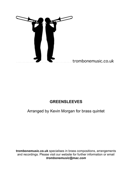 Greensleeves (arr. Kevin Morgan)