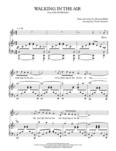 Walking In The Air (arr. Frank Schembre)
