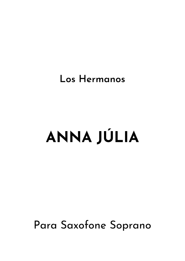Anna Julia (arr. Jireh J.)