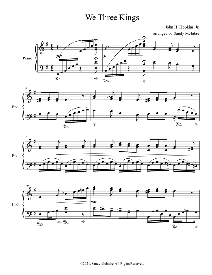 We Three Kings (arr. Sandy McIntire)
