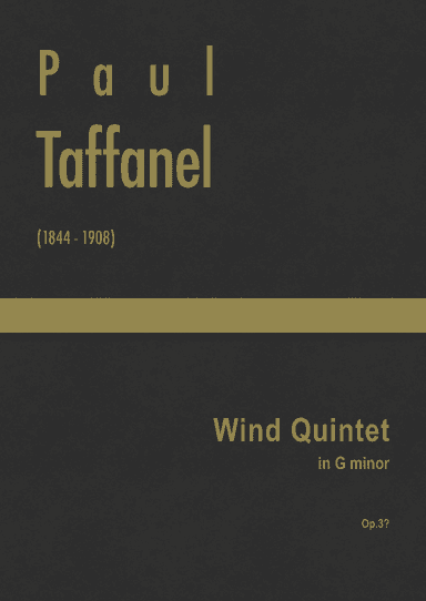 Taffanel - Wind Quintet in G minor, Op.3? (arr. J.G. Cucó Barber)