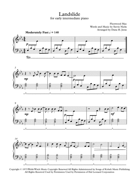 Landslide (arr. Dana H. Joras)