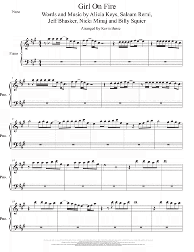 Girl On Fire (arr. Kevin Busse)