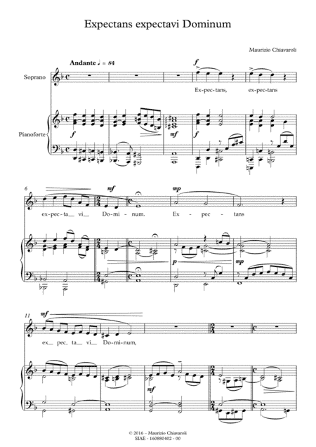 Expectans expectavi dominum