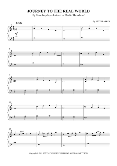 Journey To The Real World (arr. SCMusic)