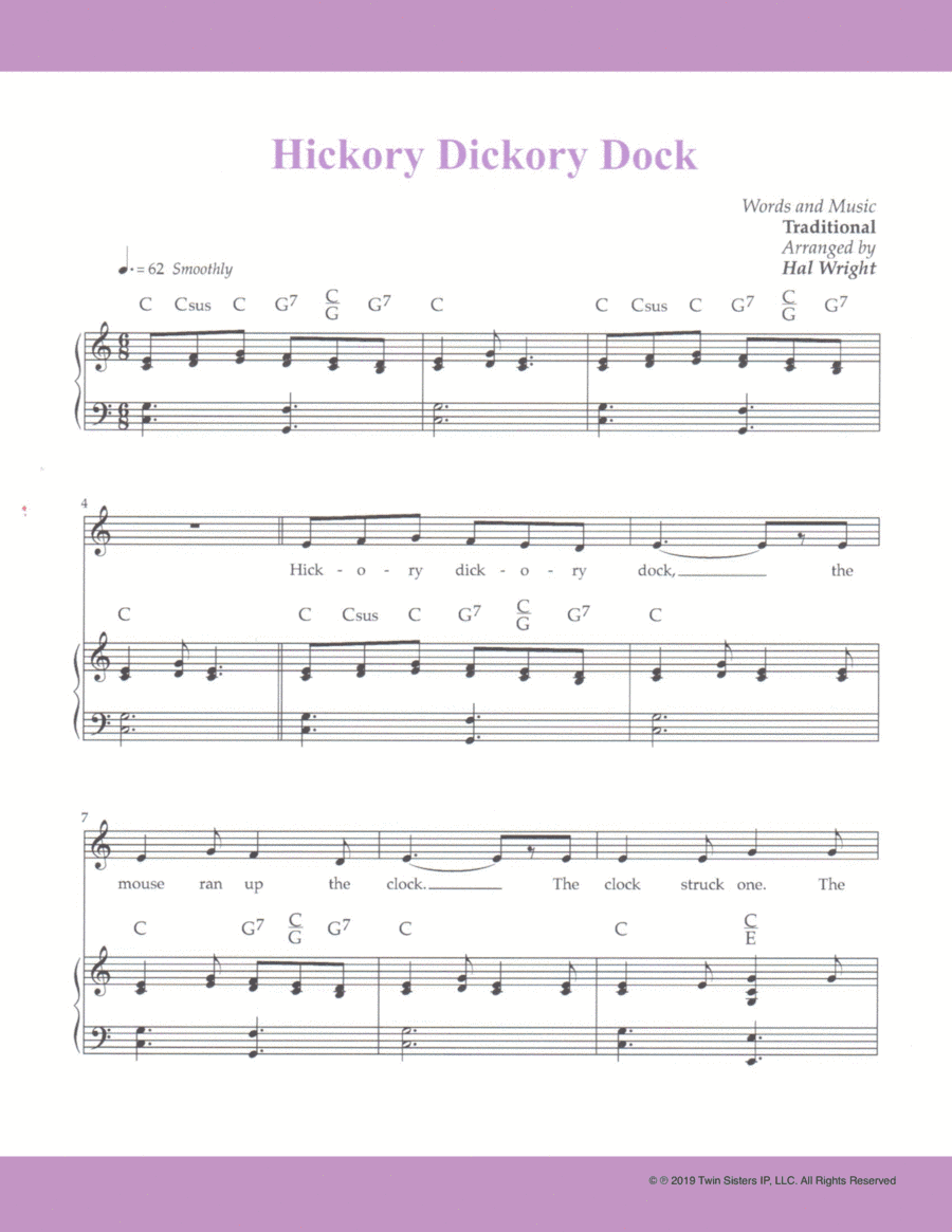 Hickory Dickory Dock (arr. Hal Wright)