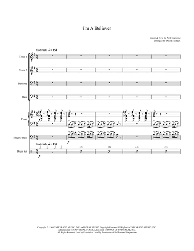 I'm A Believer (arr. David Maddux)