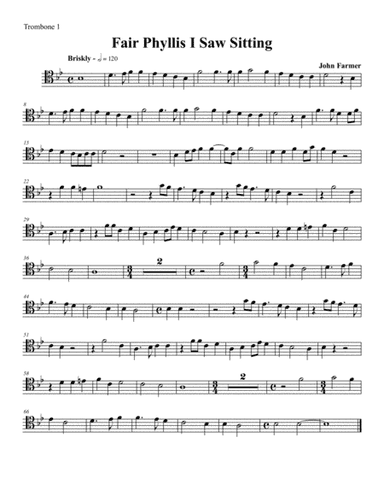 Fair Phyllis I saw Sitting (arr. Philip Brink)