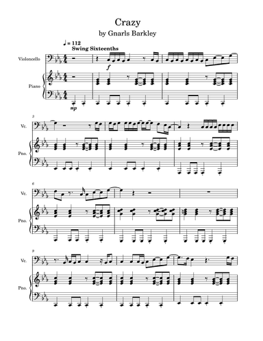 Crazy (arr. Anya Alston)