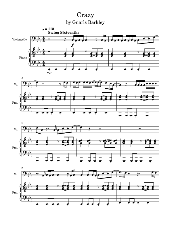 Crazy (arr. Anya Alston)