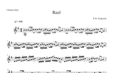 Reel (Clarinet Solo)