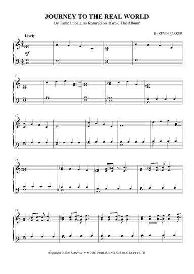 Journey To The Real World (arr. SCMusic)