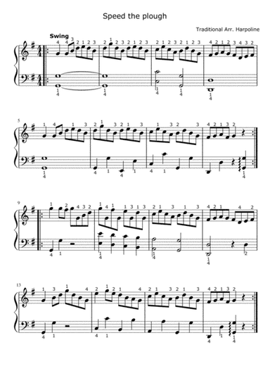 Speed the plough (Hornpipe) (arr. Harpoline)