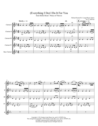 (everything I Do) I Do It For You (arr. Sean Sullivan)