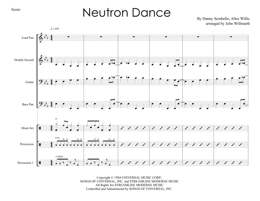 Neutron Dance (arr. John Willmarth Music)