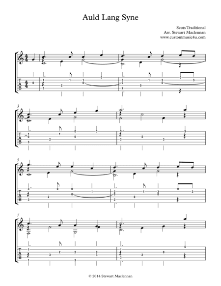 Auld Lang Syne (arr. Stewart Maclennan)