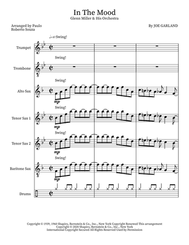 In The Mood (arr. Paulo Roberto Souza)