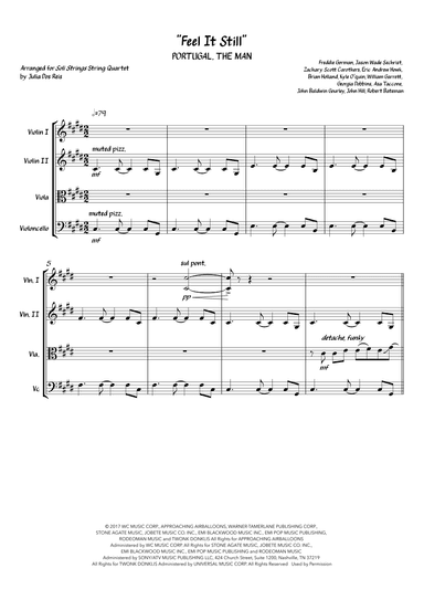 Feel It Still (arr. Julia Dos Reis)