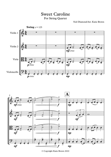 Sweet Caroline (arr. Katie Brown)