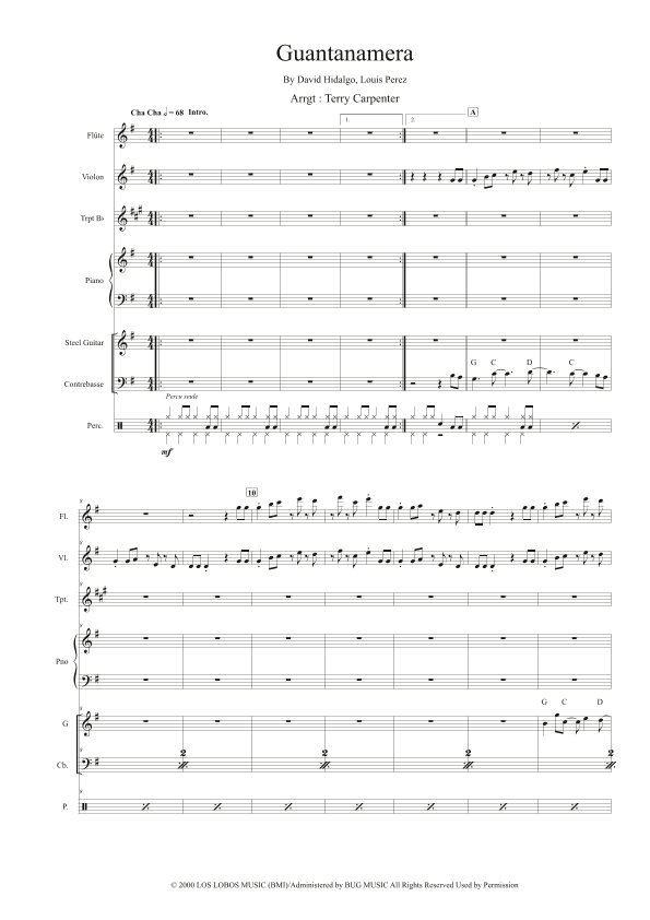 Guantanamera (arr. Terry Carpenter)