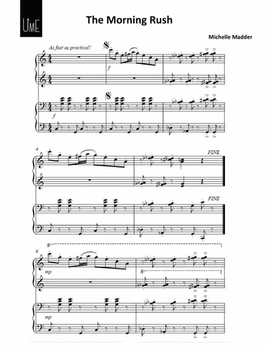 The Morning Rush - Piano Duet