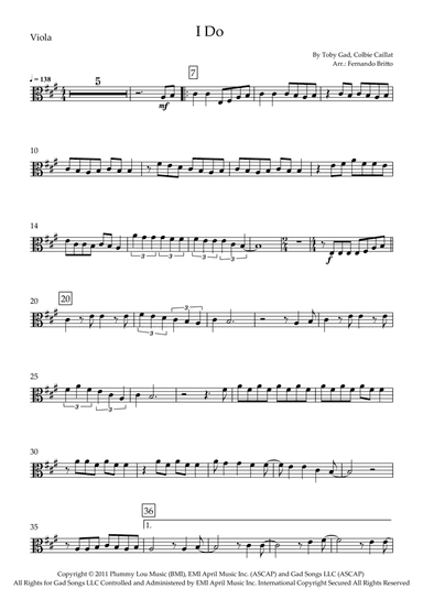 I Do (arr. Fernando Britto)