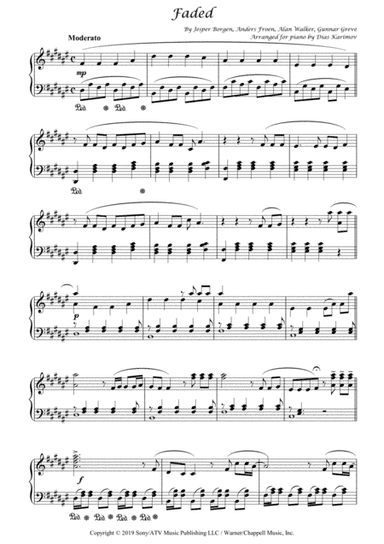 Faded (arr. Dias Karimov)