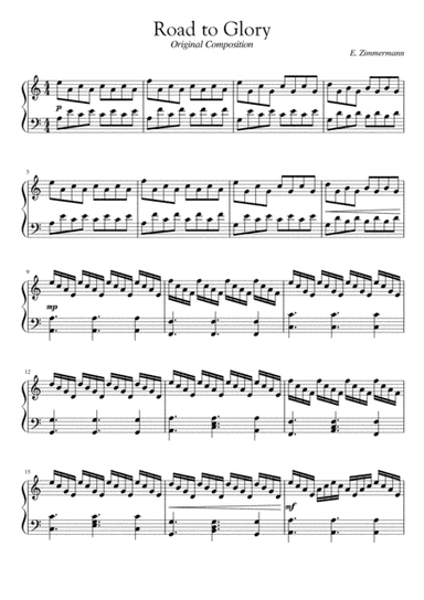 Road to Glory - Piano Solo (Original Composition)