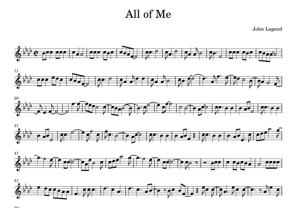 All Of Me (arr. Julia Mills)