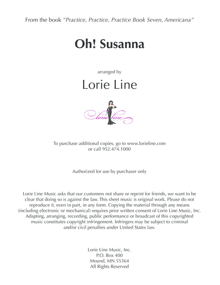 Oh! Susanna (arr. Lorie Line)