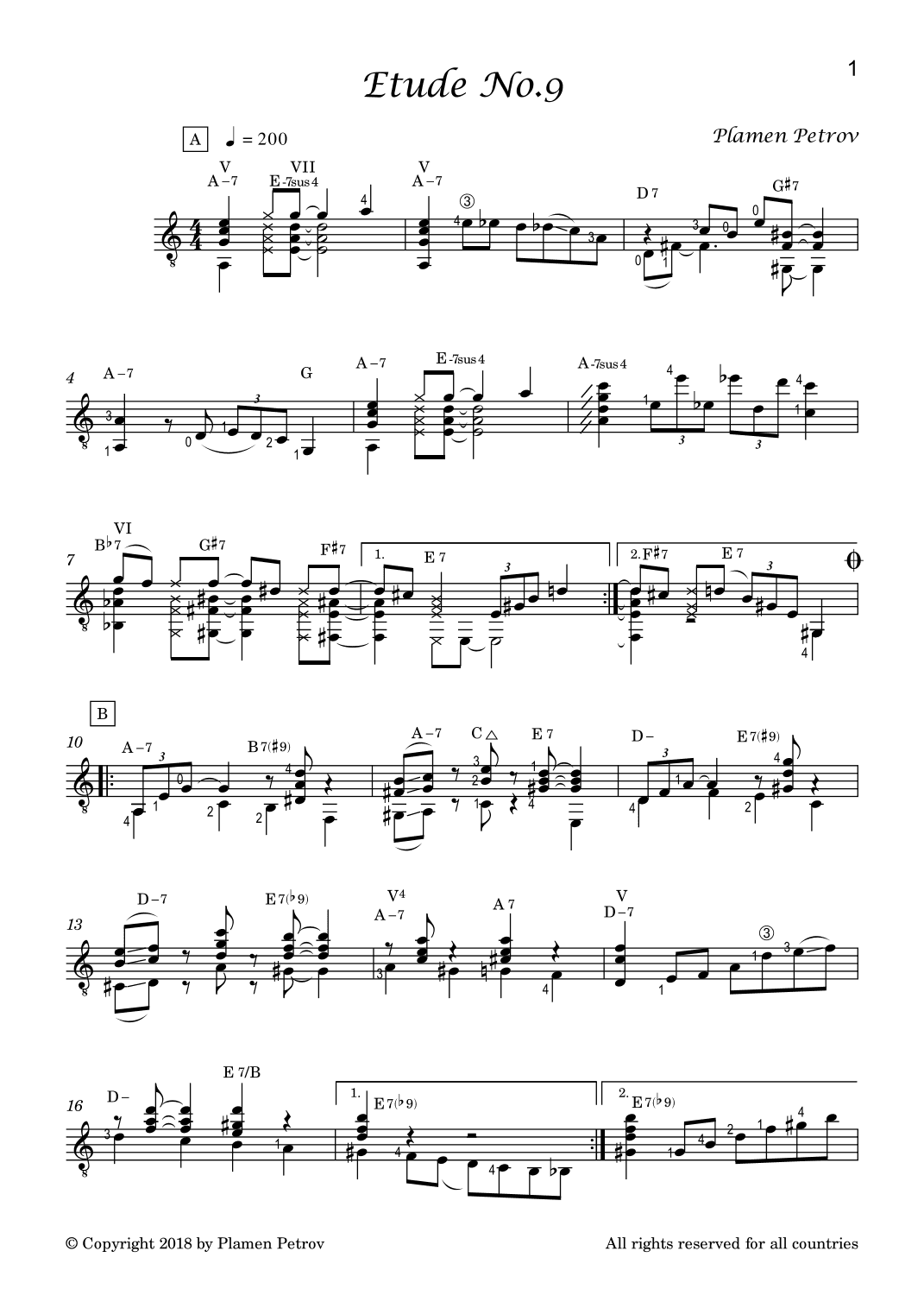 Etude No 9