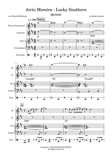 Lucky Southern (arr. Ricardo Machota)