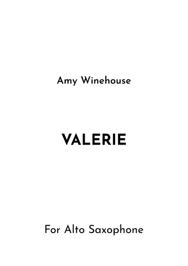 Valerie (arr. Jireh J.)