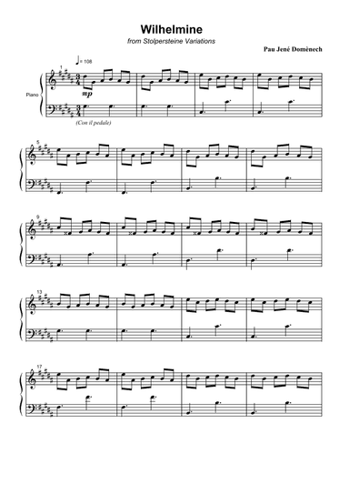 Wilhelmine, Stolpersteine Variations