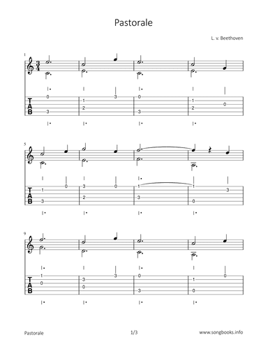 Pastorale (arr. Bettina Schipp)