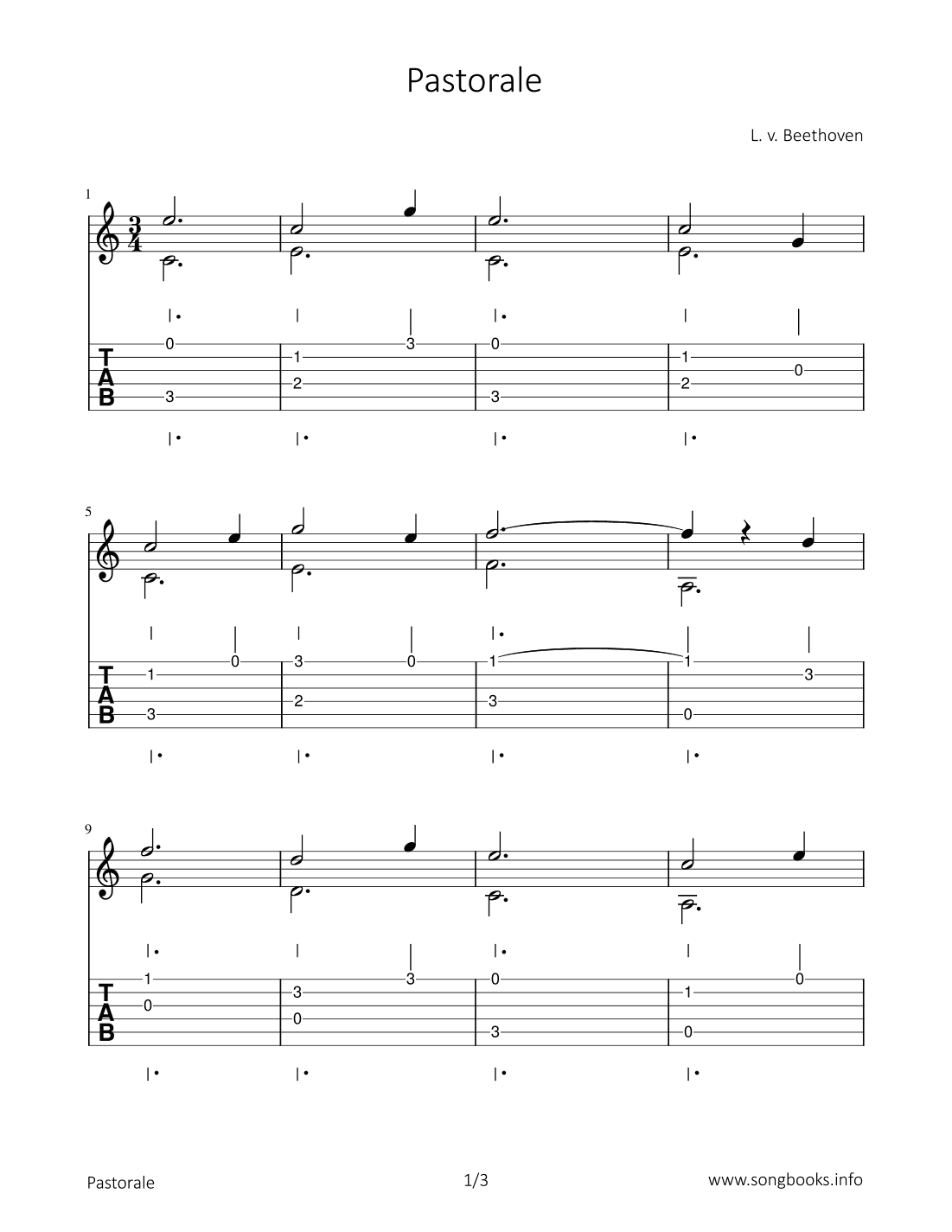 Pastorale (arr. Bettina Schipp)