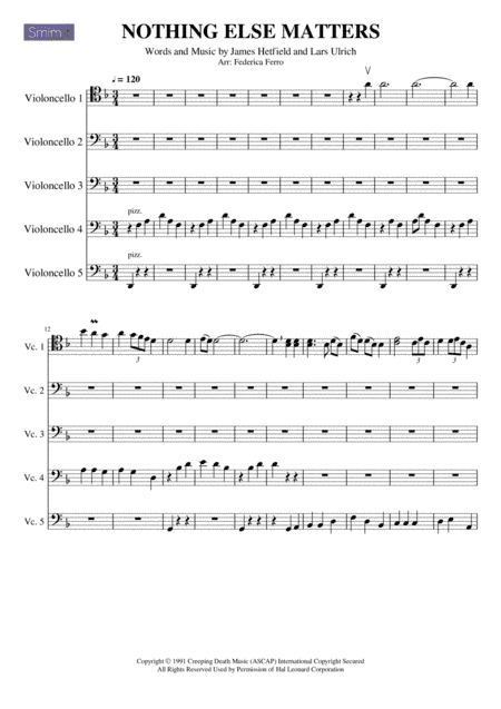 Nothing Else Matters (arr. Federica Ferro)