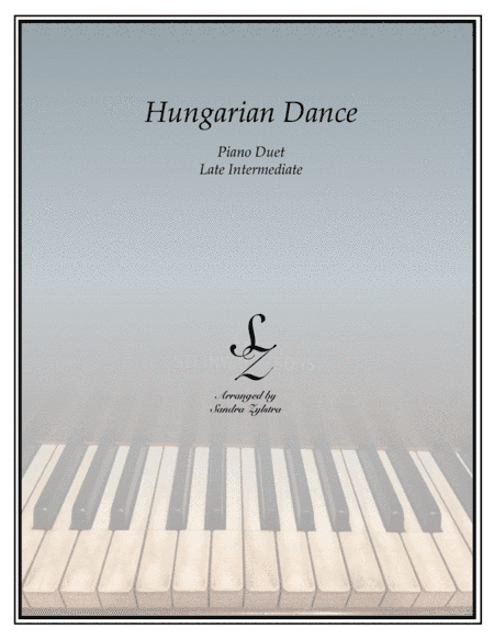 Hungarian Dance (1 piano, 4 hands duet) (arr. Sandra Zylstra)