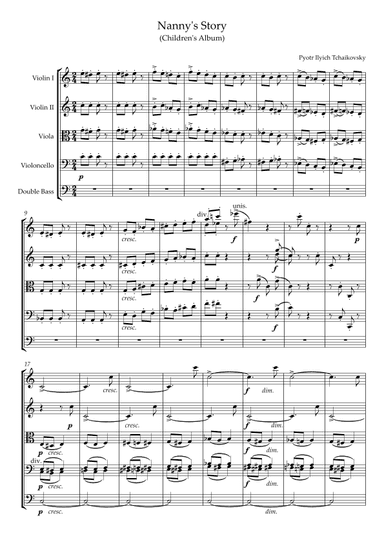 Nanny s Story  (Children's Album) (arr. Y.A.)