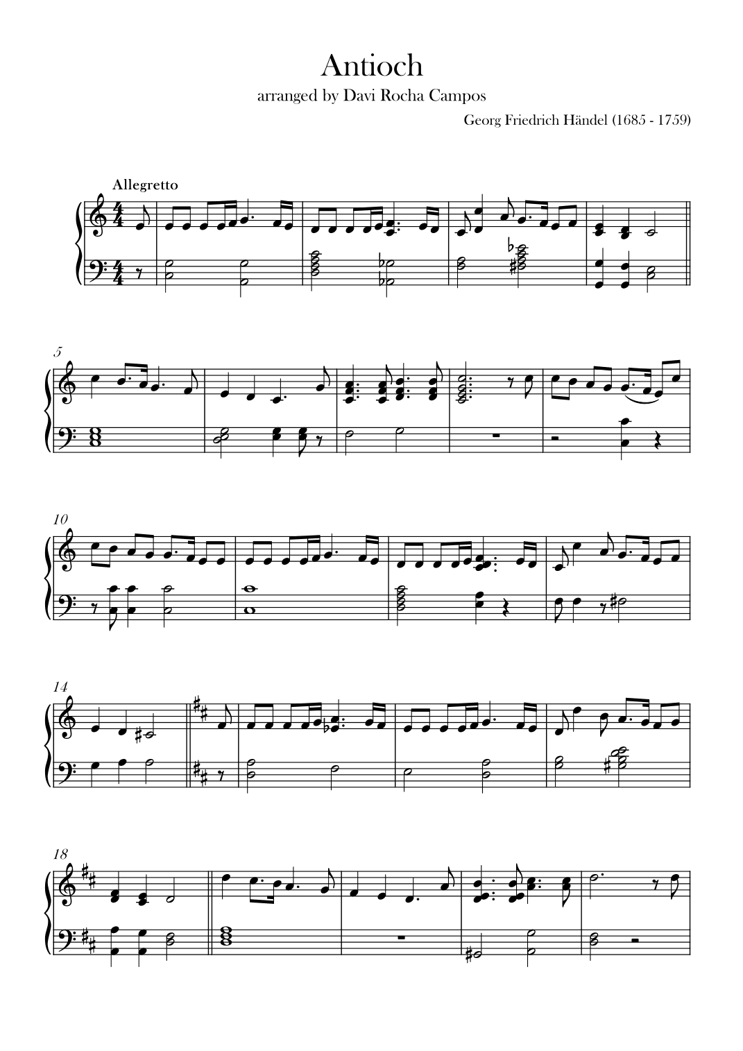 Antioch (arr. Davi Rocha Campos)