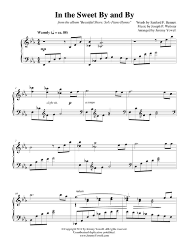 In the Sweet By and By (arr. Jeremy Yowell)