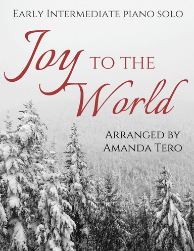 Joy to the World intermediate piano Christmas solo (arr. Amanda Tero)