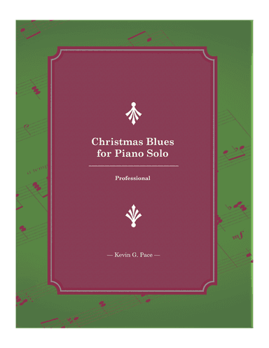 Christmas Blues for Piano Solo (Professional)