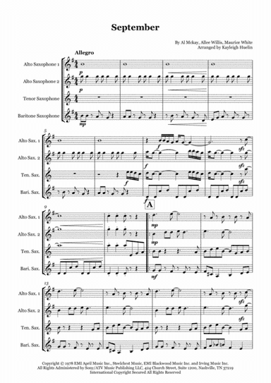 September (arr. Kayleigh Huelin)