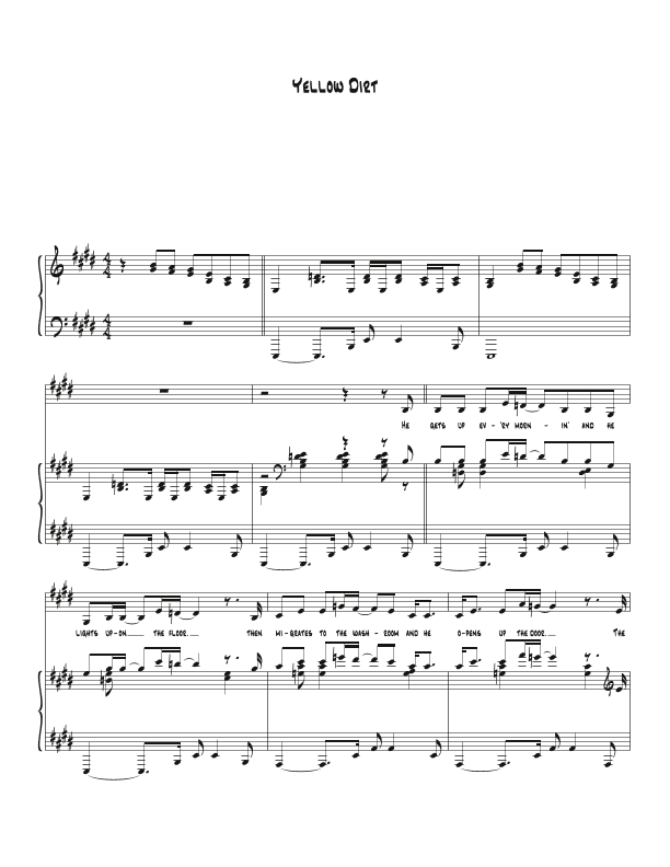 Yellow Dirt (arr. Biegler)