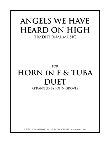 Angels We Have Heard On High - French Horn & Tuba Duet (arr. John Groves)